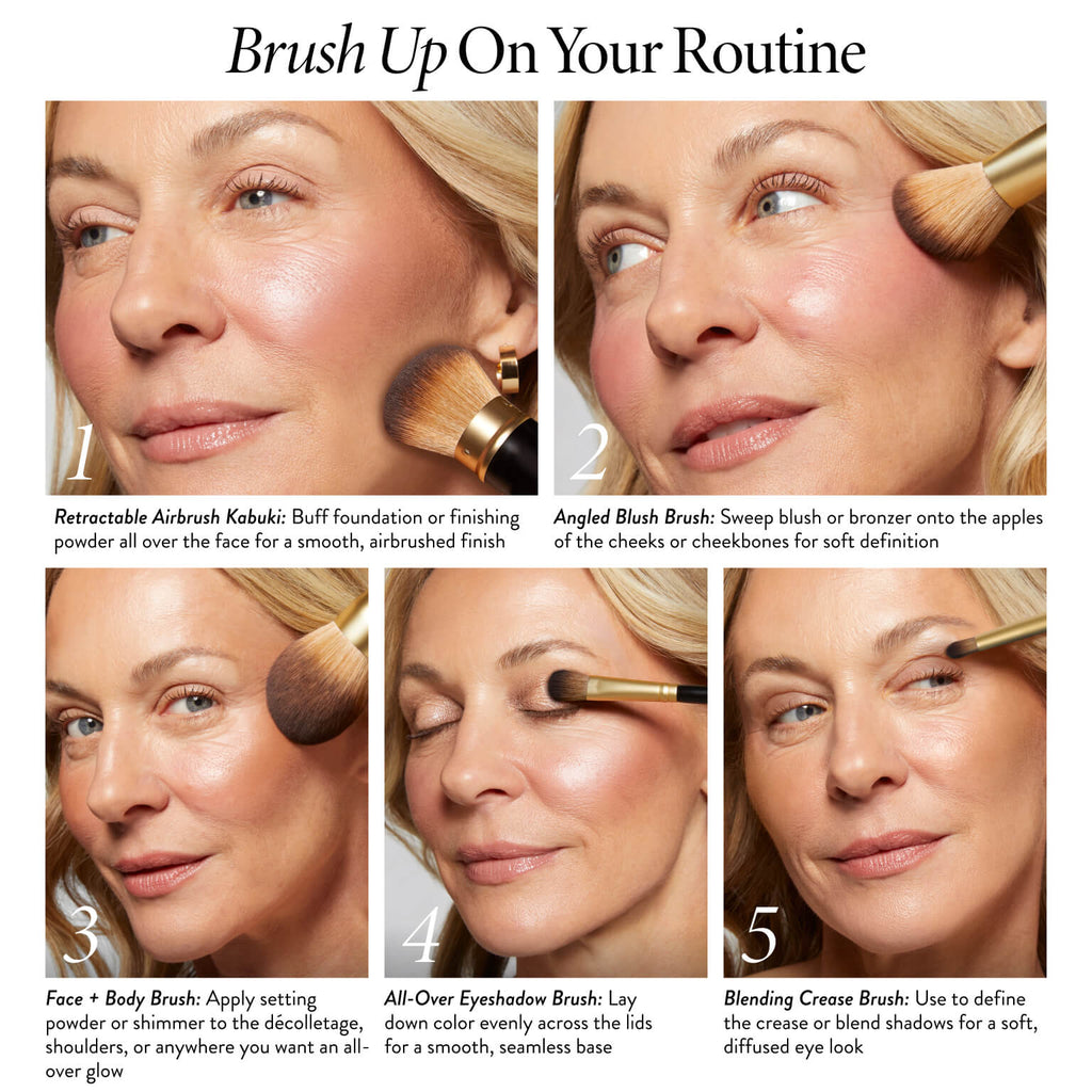 5PC Full Face Brush Set