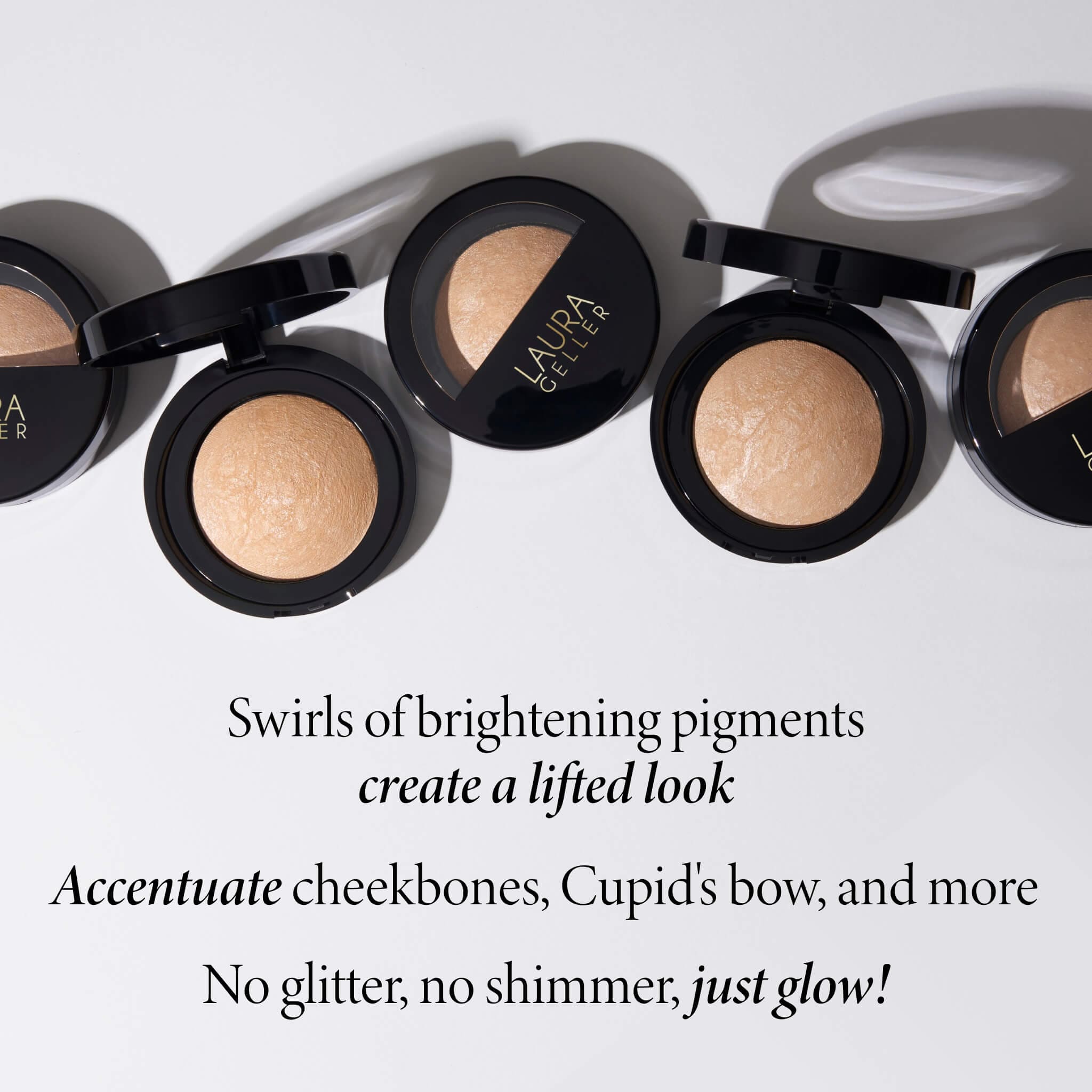 Baked Marbleized Highlighter | Prosecco